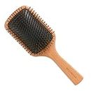 BECHICGA - Natural beech wooden handle Wooden Paddle Hair Brush,Paddle Hairbrush for Women Men and Kids Make Thin Long Curly Hair Health and Massage Scalp.
