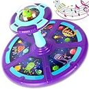 Kids Sit and Spin Toy,Set and Spin for Kids,Sit and Spin for Toddlers,Kids Spinning Seat,Toddler Sit and Spin,Spinning Activity Toy,LED Lights&Music Toddler Toy Age 2,3,4 Birthday for Girl Boy18month+