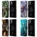 OFFICIAL ANNE STOKES MALE ELEMENTALS LEATHER BOOK CASE FOR APPLE iPHONE PHONES