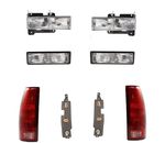 Headlights For 1994-1998 Chevy GMC Truck 95-99 Tahoe Tail Lights Turn Signals
