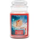 Scented candle in glass Here Comes Santa 602 g