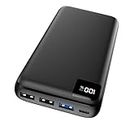 Batterie Externe 27000mAh Power Bank - Bilivein 22.5W Chargeur Portable PD USB C avec 4 Sorties Charge Rapide Compatible avec Téléphone Tablette