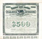 Reppard Land Lumber Saw Mill Co. of Georgia (Uncanceled) - General Bonds