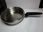 8" Lifetime T304 CC Waterless Cookware Stainless Skillet Pan West Bend No Lid