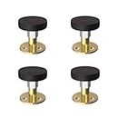 UMLIPOT Set of 4 Adjustable Device Feet, Furniture Feet, Black Furniture Feet, 47-64 mm, Height Adjustable with Scratch-Resistant Levelling Feet, for Tables, Cabinets, Mechanical Equipment