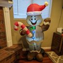 Christmas Inflatable Gingerbread Man Air Blown Decor 5 Feet Tall