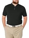 Callaway Men's Vent Short Sleeve Open Mesh Polo Shirt, Black, 3X-Large