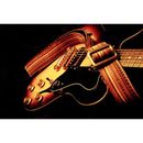 PAPERMOON Fototapete "3D Gitarre Music" Tapeten Gr. B/L: 2,50 m x 1,86 m, Bahnen: 5 St., bunt Fototapeten