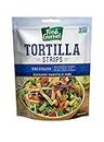 Fresh Gourmet Tri | Color Tortilla Strips | 3.5 Ounce, Pack of 9 | Low Carb | Crunchy Snack and Salad Topper