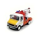 Peekoo Toys/Tow Truck Toys For Kids/Tuf 07 Tow Truck With Titable Boom And Pull Retract Tow Hook/Towing Crane Truck/Pull Back Crane - Multicolor