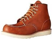 Red Wing Shoes 6" Classic Moc, Zapatos de cuero con cordones para hombre, Marrón (Oro Legacy), 42 EU