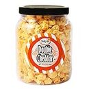 Jody's Gourmet Popcorn Round Jar Double Cheddar, 4 Ounce. Delicious, Cheesy, Finger Licking Good Popcorn. Gluten-Free, Kosher Certified, Made with Non-GMO Popcorn Kernels, Made in USA