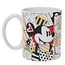 Enesco 6010310 Disney by Britto Midas Mickey and Minnie Mouse Always Original Coffee Mug, Stoneware, Multicolor