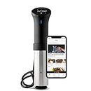 Anova Culinary - Sous Vide Precision Cooker (WiFi) - 1000 Watts - Black and Silver - Anova App Included