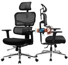 COMHOMA Ergonomic Office Chair Big and Tall 300LB-2504LB Capacity Gaming Chair Mesh Executive Chair Massage-Like Lumbar Support Computer Desk Chair Adjustable Backrest Height Recliner by GTRacing