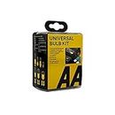 AA Compact Universal Car Bulb/Fuse Kit AA0552 - Includes Popular Halogen Bulbs H1 (448) H4 (472) H7 (499) - Suitable for Most Vehicles