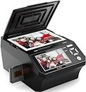 Slide & Negative Scanner with Large 5" LCD Screen, Photo Scanner for Picture to Digital, 35mm Film and Slide Digitizer-Convert, 110 Film/Photo(3R,4R,5R)/NameCard to 22MP Digital JPEG-8GB SD Card