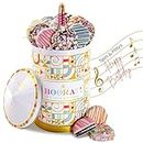 Birthday Gift Basket | Birthday Cookies, Chocolate Covered Oreos | Tin Spins, Plays Music Happy Birthday | Bonnie and Pop
