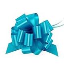 Turquoise Pull String Bow 5" | Quantity: 50 Width 1 1/4"