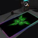 Gaming Mouse Pad RAZER RGB Keyboard Desk Pads Mat Computer Carpet Gamer PC Gamer Deskmat LED