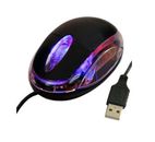 Wired USB Optical Mouse For Pc Acer Laptop Computer Desk Scroll Wheel Black Mice