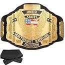 United States World Heavyweight Wrestling Championship Title Belt Replica, Authentic Wear Universal Championship Title Belt - Adult