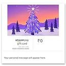 Amazon Pay eGift Card - Christmas Gift card -Purple Christmas tree