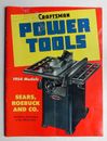 CRAFTSMAN POWER TOOLS Catalog 1954 Sears Roebuck w Radial Saw & Brake Instructs