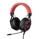 Konix UFC Gaming-Headset 7.1 für PC - 50 mm Lautsprecher - Abnehmbares Mikrofon - 2 m USB-Kabel - Hintergrundbeleuchtung - Schwarz und Rot