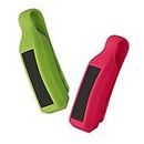 kwmobile 2x Clip Holders Compatible with Fitbit Alta HR/Alta/Ace - Clip-On Holder Replacement Set - Mint/Awesome Pink