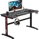 FDW Computer Gaming Desk with Cup Holder Headphone Hook PC Computer Desk Ergonomic Gaming Table Gamer Workstation for Player