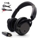 Wireless Headphones for TV Watching with USB Transmitter Support FM Radio G0J2