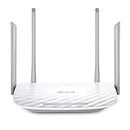 TP-Link Archer C50 AC1200 Dual Band Wireless Cable Router, Wi-Fi Speed Up to 867 Mbps/5 GHz + 300 Mbps/2.4 GHz, Supports Parental Control, Guest Wi-Fi, VPN (White)