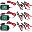 3 PCS 6V 12V Automatic Battery Charger Maintainer Trickle Float Motorcycle Car