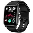 Smart Watch for Men Women, Answer Make Call, Alexa Built-in, 1.8" Touch Screen Fitness Tracker for iphone Android with 100+ Sport Modes, Heart Rate Blood Oxygen Sleep Monitor, IP68 Waterproof watch