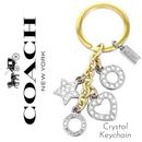 Coach Accessories | Coach Open Heart Key Ring Chain Letters C O A C H Charm | Color: Gold | Size: Os