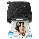 HP Sprocket Portable 2x3 Instant Photo Printer (Noir) Print Pictures on Zink Sticky-Backed Paper from Your iOS & Android Device.