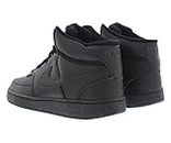 Nike Court Vision Mid NN Unisex Shoes Size 10, Color: Black/Black-Black