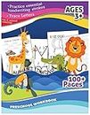 Alphabet Tracing Book Preschool Workbook (A-Zanimal Coloring, Trace Letter): Practice Essential Handwriting Strokes Ages3+ 100+Pages Studying & Workbooks, Workbooks
