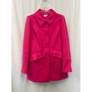 NWT Crown & Ivy Pink Fuchsia Peacoat Women's Size M 