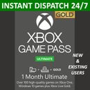 1 Month Xbox Game Pass Ultimate and Live Gold Membership UK EU REGION