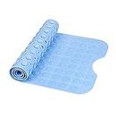MSA Bathroom Floor Anti Slip, Anti Bacterial, Mold Resistant Silicone Rubber Bath Mat for Bathtub and Shower (100 x 40 cm, Multicolour, Medium) - Note: Color Will be Send as per Availability