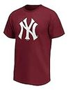 Fanatics - Maglietta MLB New York Yankees Mono Premium Graphic T-Shirt – Rosso, Colore: rosso, L