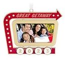 Hallmark Keepsake Christmas Ornament 2023, Great Getaway, Vacation Picture Frame Ornament, Gift for Couple