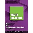 H&R Block Deluxe + State 2018 Homeowners/Investors Tax Software, Traditional Disc (Original Version)
