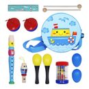 Musical Instruments Toy, 8Pcs Percussion Instruments for Toddlers Children