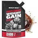 Bully Max Weight Gainer Liquid for Puppies & Adult Dogs | 2-in-1 High Calorie Multivitamin Dog Supplements & Vitamins for Weight Gain with Omega 3 & Whey Protein for All Breeds & Ages - 16 oz Bag