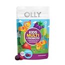 OLLY Kid's Multivitamin + Probiotic Gummy, Vitamins A, C, D, E, B, Zinc, Digestive Support, Chewable Supplement, Berry Flavor, 60 Day Supply - 120 Count Pouch