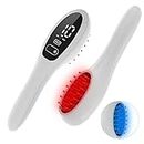 iKeener Laser Comb,Red&Blue Light Therapy to Eliminate Hair Loss,Portable Prevent Hair Loss Comb,Red Light Therapy Promote Hair Growth,Stimulate Hair Follicle Activation&Hair Repair,Blue Light Clean
