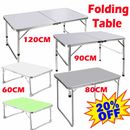 Folding Table Portable Fold Up Tables Camping Garden Party Trestle Dinner Table